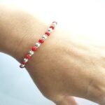 PULSERA CORAL ROJO