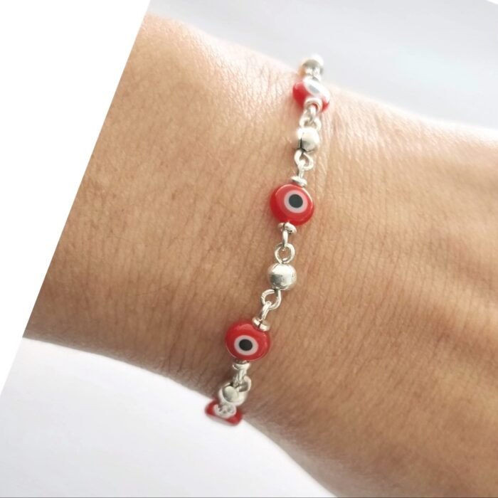 PULSERA OJO TURCO ROJO - Imagen 2