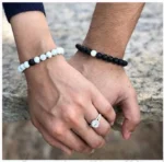 PULSERA PAREJAS CON PIEDRA ONIX