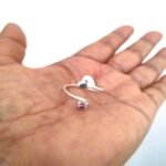 ANILLO  CORAZÓN Y ZIRCÓN - Imagen 3