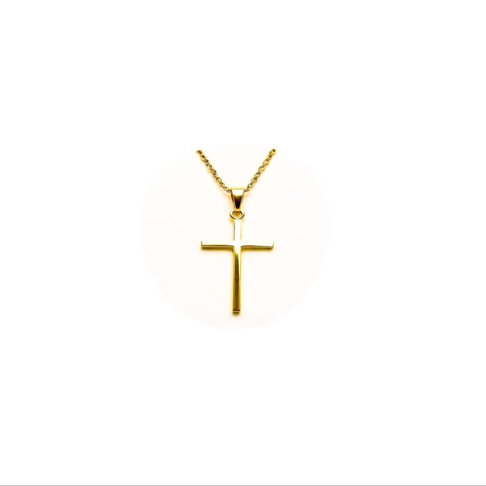 DIJE CRUZ ORO 18K - Imagen 1
