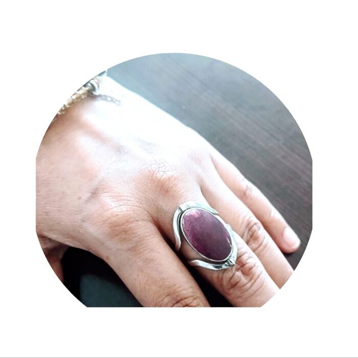 ANILLO REVERSIBLE DE PIEDRA NATURAL - Imagen 1