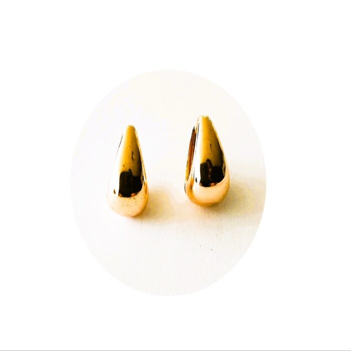 ARETE GOTITA ENCHAPADO ORO 18K - Imagen 1