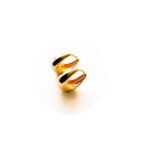 ARETE GOTITA ENCHAPADO ORO 18K - Imagen 2