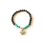 PULSERA  LAPISLÁZULI Y TURQUESA - Imagen 2