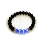 PULSERA  OJO DE GATO Y ONIX