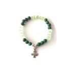 Pulsera Malaquita y Ojo de Gato Verde - Imagen 2