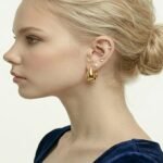 ARETE GOTITA ENCHAPADO ORO 18K - Imagen 4