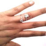 ANILLO TREBOL / ZIRCON