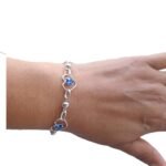 PULSERA CORAZON Y ZIRCON